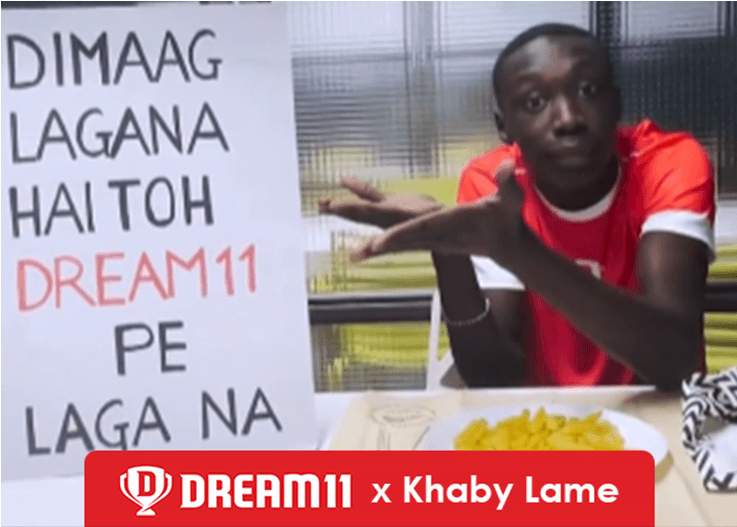 Khaby lame x dream 11 mobile